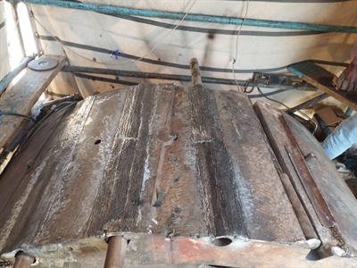 Cement ball mill life extended after tile-gap abrasion — Belzona KHIA