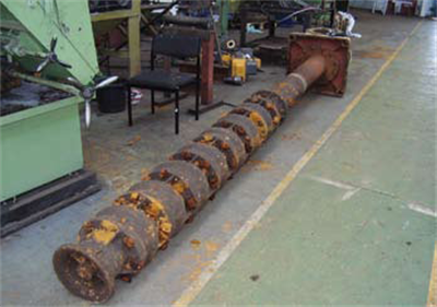Cooling water pump shaft rebuilt in situ at power station — Belzona KHIA